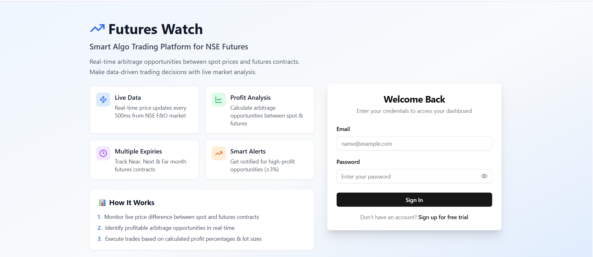 Algo Trading Platform
